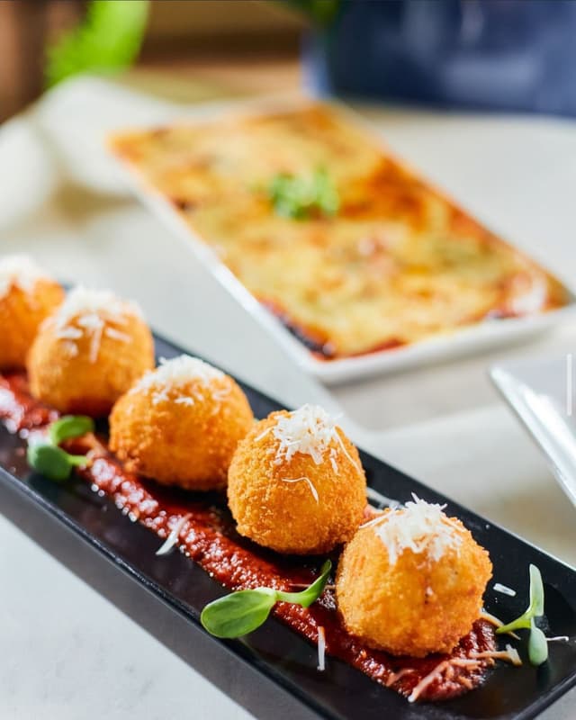 Crispy Mushroom Arancini Balls